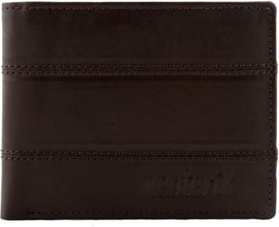 

Neoterix Men Brown Genuine Leather Wallet(8 Card Slots)
