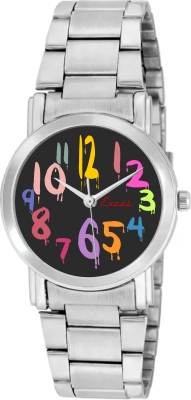 EXCEL Multicolour Figures Black Dial Watch  - For Women   Watches  (Excel)