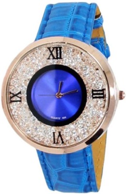 VB IMPEX BLUE DESIGNER ANALOG WATCH Watch  - For Girls   Watches  (VB IMPEX)