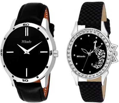 Mikado Fashion Polo Couple watches combo for Men's and Women's Watch  - For Men & Women   Watches  (Mikado)