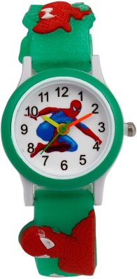 HILY Green Spiderman Analog Kids Watch - Good gifting Item Watch  - For Boys & Girls   Watches  (HILY)