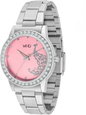 Wishndeal W2004WMPI Pink Dial with Metallic Strap W2004 Watch  - For Girls   Watches  (wishndeal)