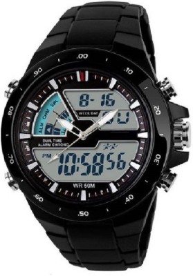 VB IMPEX MULTIFUNCTION BLACK ANALOG DIGITAL SPORT WATCH Watch  - For Boys   Watches  (VB IMPEX)