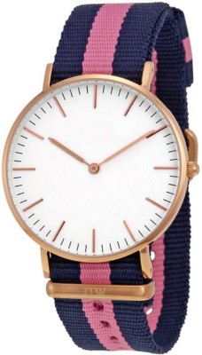 VB ENTERPRISE CASUAL PINK AND BLUE STRAP ANALOG WATCH Watch  - For Girls   Watches  (VB ENTERPRISE)
