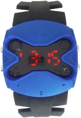 VB IMPEX BLUE X SHAPE DIAL DIGITAL WATCH Watch  - For Boys   Watches  (VB IMPEX)