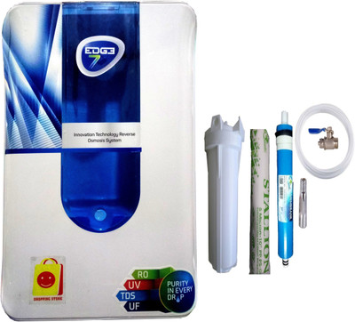 

Shopping Store Edge seven 8 L RO + UV + UF + TDS Water Purifier(White)