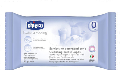 

Chicco Cleansing Breast Wipes(80 Pieces)