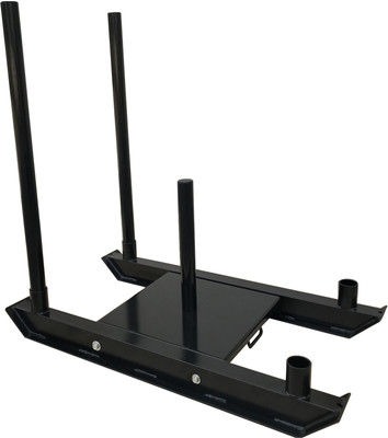

Kobo Sled System Push, Pull Or Drag 4-Post Sled for Fitness (Imported) Multi-training Bar(Black)