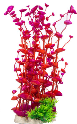

Liger India Aquarium/ Fish Tank Decorative Artificial Plant Laterite Planted Substrate(Red)