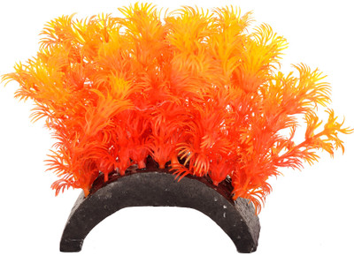 

Liger India Aquarium/ Fish Tank Decorative Artificial Plant Laterite Planted Substrate(Orange)