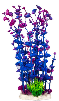 

Liger India Aquarium/ Fish Tank Decorative Artificial Plant Laterite Planted Substrate(Blue)