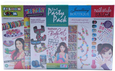 

M.A.PRODUCTS 5 in 1 Party Pack Toy For Girls
