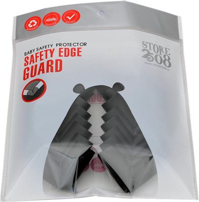 

Store2508 Corner Guards for Child Infant Safety with Strong Double Sided Tape & Instructions (16 Pcs) (Black)(Black)