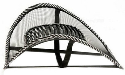 

Three Secondz Car Back Rest Lumbar Support(Black, White