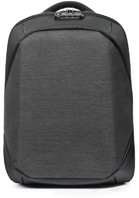 

HUSKER Click Pro Anti Theft Backpack 15.6 L Backpack(Grey), Black