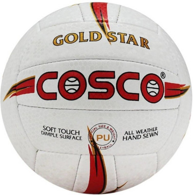 

Cosco GOLDSTAR Volleyball - Size: (Pack of 1, Multicolor, White
