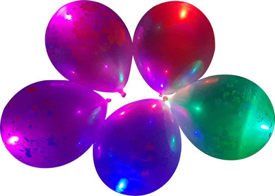 

Instabuyz Printed 3D-Printed LED Balloons for Party Festival Diwali Christmas New Years Celebrations Birthday Party Multicolor (Pack of 25pcs) Balloon(Multicolor, Pack of 25)