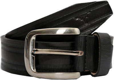 

Hidekraft Men Black Genuine Leather Belt