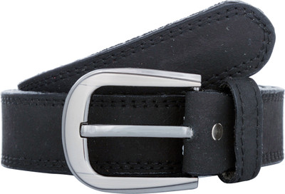

Exotique Men Casual Black Genuine Leather Belt