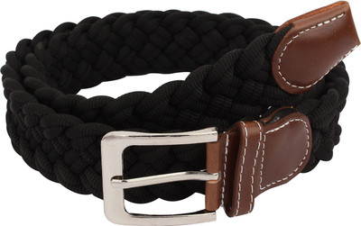 

carmer Girls Party Black Fabric Belt, Green