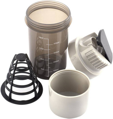 Tranduious Crossfit Shake It Gym Shaker For Protein/Multi Purpose 500 ml Bottle, Shaker, Sipper, Bottle Cage(Pack of 1, Black) available at flipkart for Rs.234