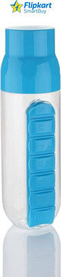 Flipkart SmartBuy Pill Organiser 700 ml Bottle(Pack of 1, Blue, Clear) available at flipkart for Rs.299