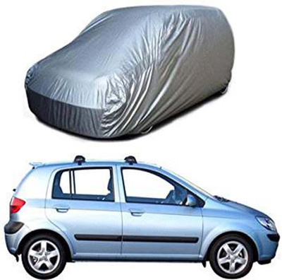 Anmol Car Cover For Hyundai Getz (Without Mirror Pockets)(Silver, For 2013, 2014 Models)