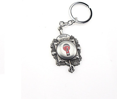 

Optimus traders Fantastic Beasts and Where to Find Them Muggle Worthy Silver Keychain Harry Potter Gift Key Chain(Silver)