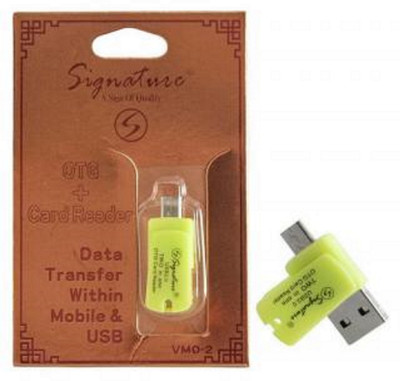 

Signature Otg Card Reader Card Reader(Multicolor)
