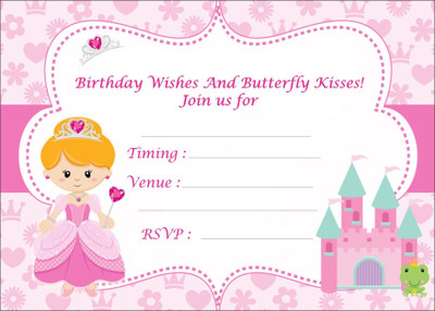 

Power Plus Birthday Metallic card Invitations with Envelopes - Kids Birthday Party Invitations for Boys or Girls (25 Count) BIC-017 Invitation Card(Multicolor, Pack of 25)