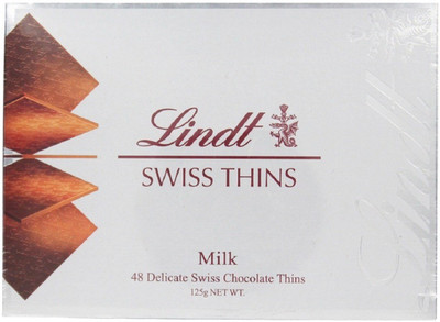 

Lindt Swiss Thins, Milk, 125g Bars(125 g)