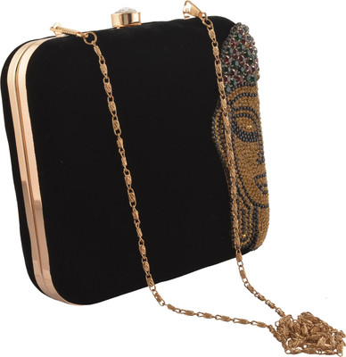 

Zephyrr Casual Black Clutch
