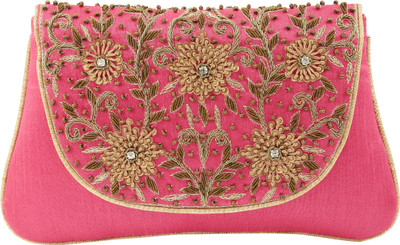 

Sunbeams Party Pink Clutch