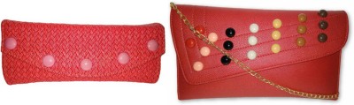 

Rapidcostore Casual Red Clutch