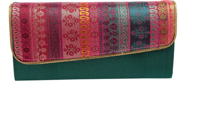 

Balee Fashions Casual Green Clutch