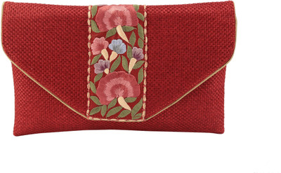 

Sunbeams Party Maroon Clutch