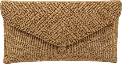 

Sunbeams Party Gold Clutch