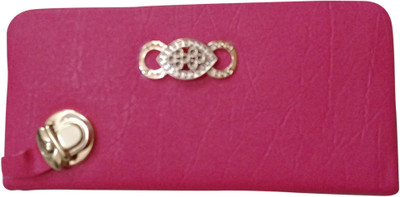 

Haryana Craft Casual Pink Clutch