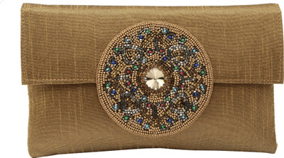 

Balee Fashions Party Gold Clutch