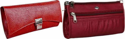 

Rapidcostore Casual Maroon Clutch