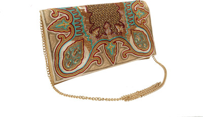 

Sunbeams Party Gold Clutch