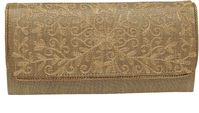 

Balee Fashions Casual Gold Clutch