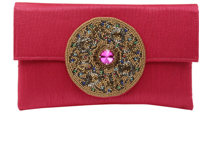 

Sunbeams Party Pink Clutch