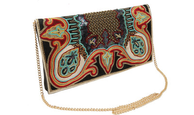

Balee Fashions Party Black Clutch