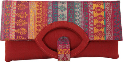 Sunbeams Party Maroon Clutch