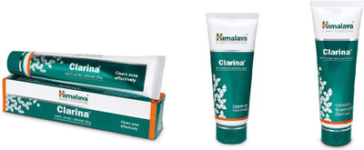 

Himalaya clarina face wash, anti acne clarina cream, clarina face mask(Set of 3)