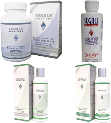 

Segals Solutions 4 - Step Advanced Dandruff and Hair Loss Control Program(Set of 4)