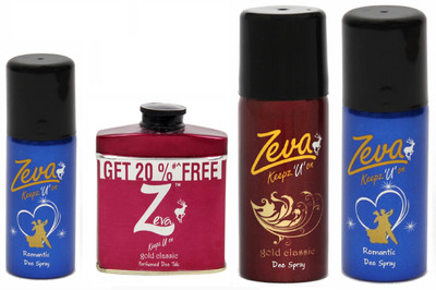

Zeva Deodorant Giftpack Bodyspray for me/women(Set of 4)