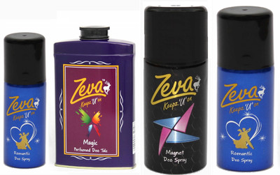 

Zeva Deodorant Perfumed Bodyspray for Men and Women(Set of 4)