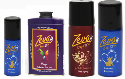 

Zeva Deodorant combopack Bodyspray for me/women(Set of 4)